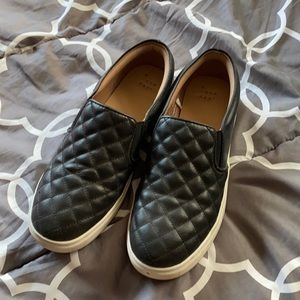 Black leather shoes- 8 1/2